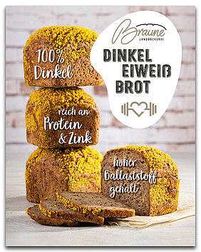 Werbeplakat Dinkel-Eiweiß Brot