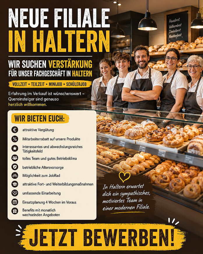 Ab Ende August sind wir auch in Haltern!
